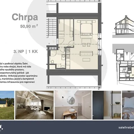 šalet Hrabětice * Janov nad Nisou