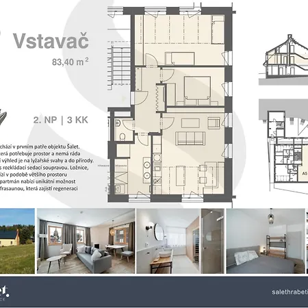 šalet Hrabětice Apartmán *